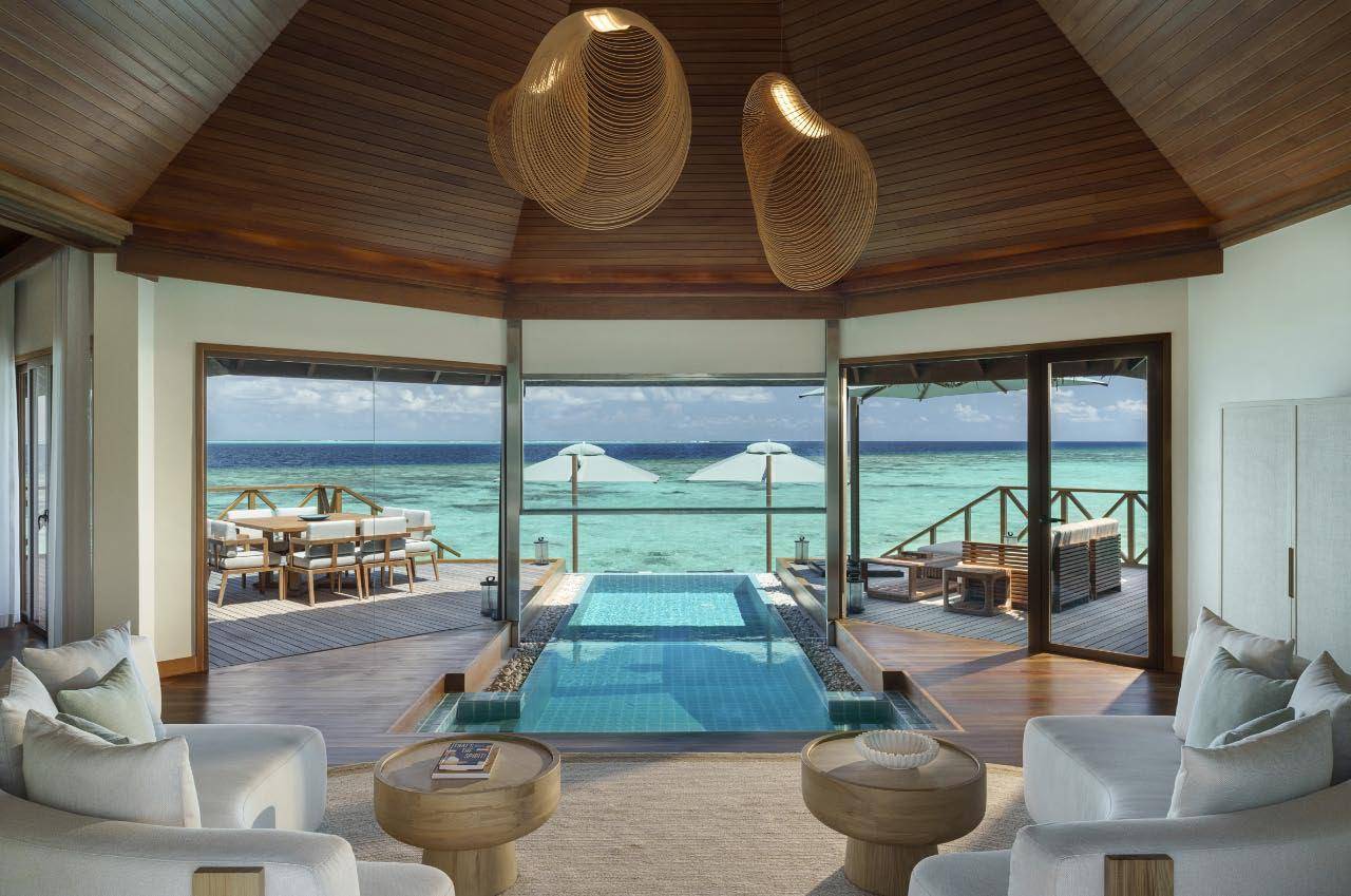 Two Bedroom Ocean Pavilion with Pool, wohnen, Huvafen Fushi Maldives